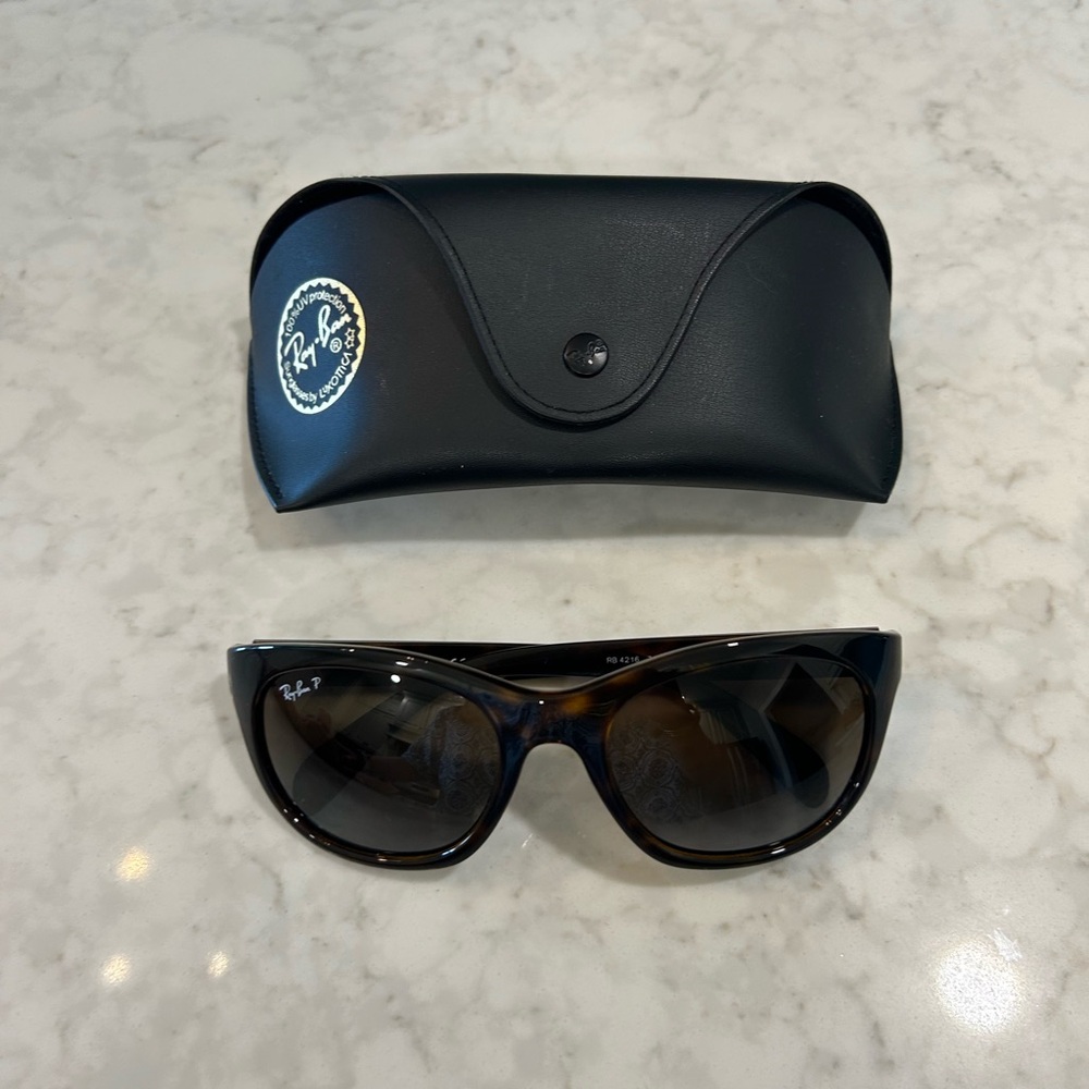 Ray-Ban RB4216 56mm Female Butterfly Sunglasses Polarized